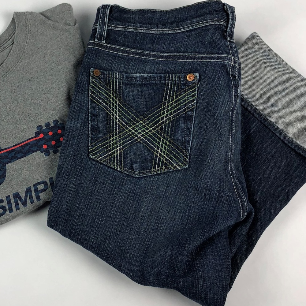 7 For All Mankind Mia Crop Jean Size 30